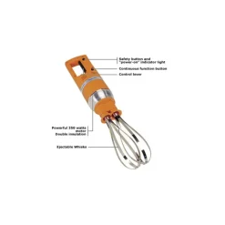 DYNAMIC Fouet Electrique Professionnel Master Fouet* Préparation|Batteur Electrique