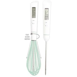 SCRAPCOOKING Fouet Thermomètre de Cuisine Amovible 27 cm Need'It* Thermomètre De Cuisine|Fouets De Cuisine