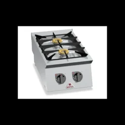 BERTOS Fourneau 2 Brûleurs à Poser 730 x 400 x 290 mm Berto's* Chaud