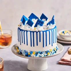 FUNCAKES Glaçage Choco Drip Bleu Royal 180 g* Nappages Et Glaçages