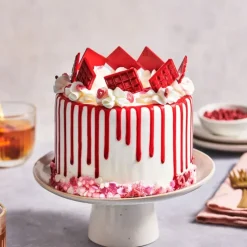 FUNCAKES Glaçage Choco Drip Rouge 180 g* Nappages Et Glaçages