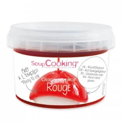 SCRAPCOOKING Glaçage Miroir Rouge 300 g* Nappages Et Glaçages