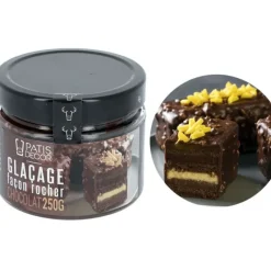 PATISDECOR Glaçage Rocher Chocolat Noir 250 g Patisdécor* Nappages Et Glaçages