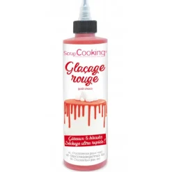 SCRAPCOOKING Glaçage Rouge goût Chocolat 130 g* Nappages Et Glaçages