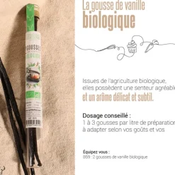 PATISDECOR Gousse de Vanille de Nouvelle Guinée Bio (x2) Patisdécor* Gousse De Vanille