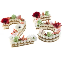 MALLARD FERRIERE Grand Emporte Pièce Inox Chiffre 6 ou 9 32x18 cm (x1)* Cercle À Patisserie|Emporte Pièce - Découpoir Pâtisserie