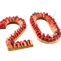 MALLARD FERRIERE Grand Emporte Pièce Inox Chiffre 1 32x16 cm* Cercle À Patisserie|Emporte Pièce - Découpoir Pâtisserie