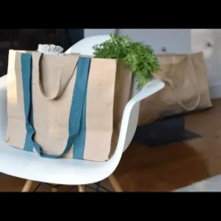 PEBBLY Grand Sac Cabas en fibre de jute* Sac En Tissu