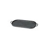 CHASSEUR Gril en Fonte ovale 44 x 20 cm Noir Mat* Grills
