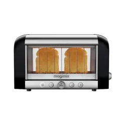 MAGIMIX Grille Pain Inox et Verre VISION Noir* Grille Pain