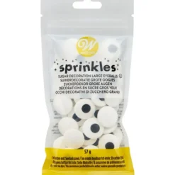 WILTON Gros Yeux en Sucre Ø 1,7 cm 57 g* Décoration Comestible