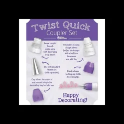 WILTON Kit Adaptateur pour Douilles Twist Quick* Douilles Pâtisserie
