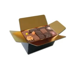 PATISDECOR Kit Ballotin Noir et Or Patisdécor (x2)* Emballage Alimentaire