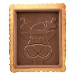 SILIKOMART Kit Biscuit Chocolat Rectangulaire Noël 4,7 x 5,7 cm (x6)* Moules À Chocolat|Emporte Pièce - Découpoir Pâtisserie