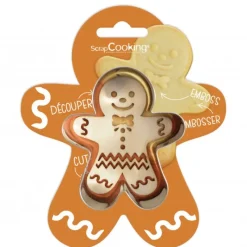 SCRAPCOOKING Kit Biscuit de Noël Bonhomme 8,7 cm* Emporte Pièce - Découpoir Pâtisserie