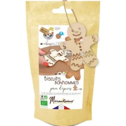 MIRONTAINE Kit Biscuit de Noël Pain d'Épice Bio* Produits Bio|Préparation Pâtisserie