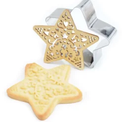 SCRAPCOOKING Kit Biscuit de Noël Étoile 8,8 cm* Emporte Pièce - Découpoir Pâtisserie