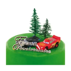 GATODECO Kit Décor Gâteau Cars (4 pièces)* Décoration Gâteau