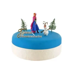 GATODECO Kit Décor Gâteau La Reine des Neiges Anna et Olaf (5 pièces)* Décoration Gâteau