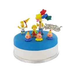 GATODECO Kit Décor Gâteau Les Simpson (8 pièces)* Décoration Gâteau