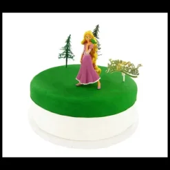 GATODECO Kit Décor Gâteau Princesse Raiponce (5 pièces)* Décoration Gâteau