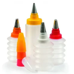 IBILI Kit Décoration Biscuits Inox et Plastique (x4)* Ustensiles Décor Gâteau