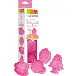 SCRAPCOOKING Kit Je fais mes biscuits pour le thé* Emporte Pièce - Découpoir Pâtisserie