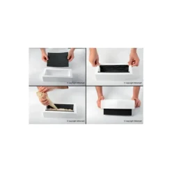 SILIKOMART Kit Moule à Bûche et Tapis Décor Tressé Professional* Moule Silicone