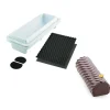 SILIKOMART Kit Moule à Bûche Torsade Plastique 25 x 8 cm x H 6,7 cm Professional* Moules À Gâteaux