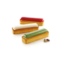 SILIKOMART Kit Moule Silicone 6 Tartelettes Rectangle 120mm Professional* Moule Silicone|Moules À Gâteaux