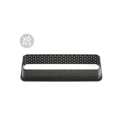 SILIKOMART Kit Moule Silicone 6 Tartelettes Rectangle 120mm Professional* Moule Silicone|Moules À Gâteaux