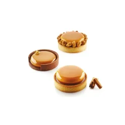 SILIKOMART Kit Moule Silicone 6 Tartelettes Ø 80mm Professional* Moule Silicone|Moules À Gâteaux