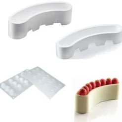 SILIKOMART Kit Moule Silicone Demi-Lune 280 mm* Moule Silicone