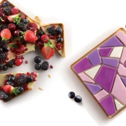 SILIKOMART Kit Moule Tarte Carré Liberty 18 x H 2 cm* Cercle À Patisserie|Moule Silicone