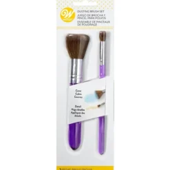 WILTON Kit Pinceaux à Poudre (x2)* Ustensiles Pâtisserie