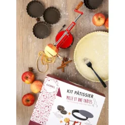 GOBEL Kit Pâtisserie Mille et Une Tartes* Eplucheurs, Dénoyauteur|Moules À Gâteaux
