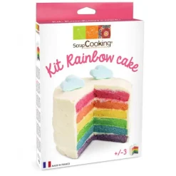 SCRAPCOOKING Kit Rainbow Cake* Levures