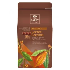 BARRY Lactée Caramel, Pistoles Chocolat Couverture 31% 5 kg* Chocolat De Couverture