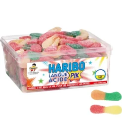 HARIBO Langues Acides Pik x 105 - Boîte Bonbon* Confiserie