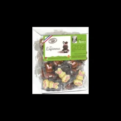 ABTEY Lapin Décoré Chocolat Lait et Blanc 10g x45* Confiserie