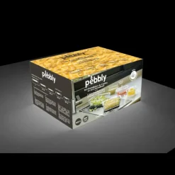 PEBBLY Lot 5 Boîtes de Conservation en Verre* Plat De Cuisson|Conservation