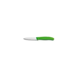 VICTORINOX Lot 2 Couteaux d'Office 8 cm Vert Swiss Classic* Couteau D'office