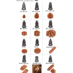 DE BUYER Lot 12 Douilles Tritan* Douilles Pâtisserie