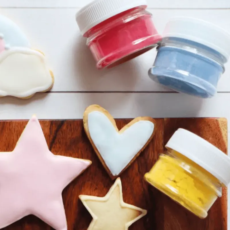 SCRAPCOOKING Lot de 3 Colorants Alimentaires d'Origine Naturelle Bleu, Rose, Jaune* Colorants Alimentaires