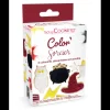 SCRAPCOOKING Lot de 3 Colorants Alimentaires d'Origine Naturelle Jaune, Rouge, Noir* Colorants Alimentaires