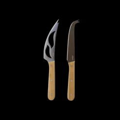 PEBBLY Lot de 2 Couteaux à Fromage en Inox 22 cm* Couteau À Fromage
