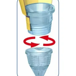 MATFER Lot de 2 Douilles à Bûche Interchangeables* Douilles Pâtisserie