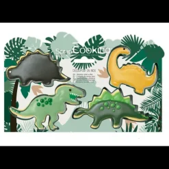 SCRAPCOOKING Lot de 4 Emporte-Pièces Dinosaure* Emporte Pièce - Découpoir Pâtisserie
