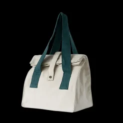 PEBBLY Lunch Bag avec Anses Bleues 32 x 25 x 17 cm* Sac En Tissu