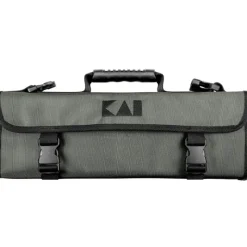 KAI Mallette 5 Couteaux de Cuisine Japonais Wasabi Black* Couteau De Chef|Couteau Santoku